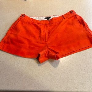 J Crew Womenswear Shorts Beautiful Orange Color